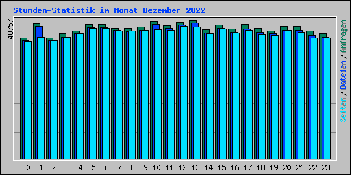 Stunden-Statistik im Monat Dezember 2022